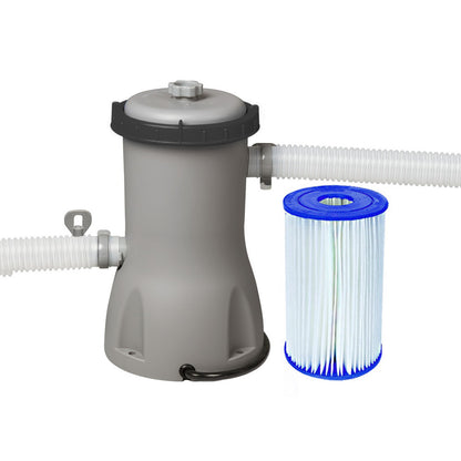 Bestway Pool Pump Cartridge Filter 800GPH 3028L/H Flowclear Filters Cleaner BW-FIL-PUMP-58386