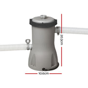 Bestway Pool Pump Cartridge Filter 800GPH 3028L/H Flowclear Filters Cleaner BW-FIL-PUMP-58386