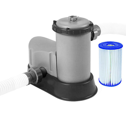 Bestway Pool Pump Cartridge Filter 1500GPH 5678L/H Flowclear Filters Cleaner BW-FIL-PUMP-58389
