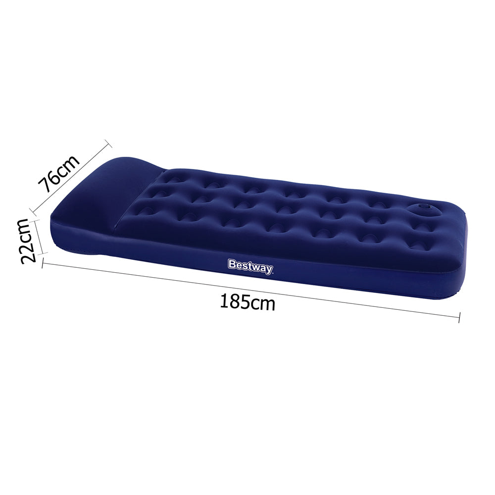 Bestway Single Size Inflatable Air Mattress - Navy BW-FL-BED-S-22