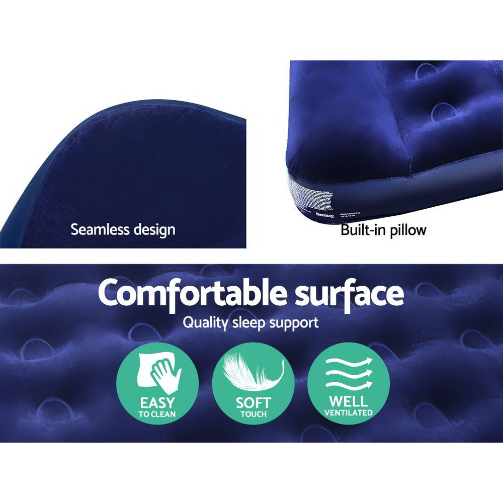 Bestway Single Size Inflatable Air Mattress - Navy BW-FL-BED-S-22