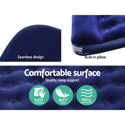 Bestway Single Size Inflatable Air Mattress - Navy BW-FL-BED-S-22