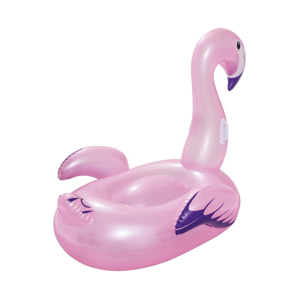 Bestway Kids Flamingo Rider Ride On Float Floating Seat Pool Lounger 1.27Mx1.27M BW-FLOAT-41122