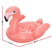 Bestway Flamingo Float Rider Inflatable Ride On Floating Pool Lounger 148x127CM BW-FLOAT-41526