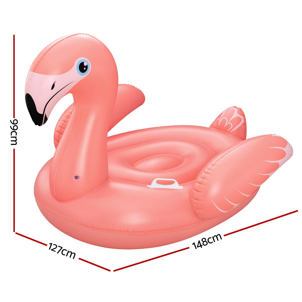 Bestway Flamingo Float Rider Inflatable Ride On Floating Pool Lounger 148x127CM BW-FLOAT-41526