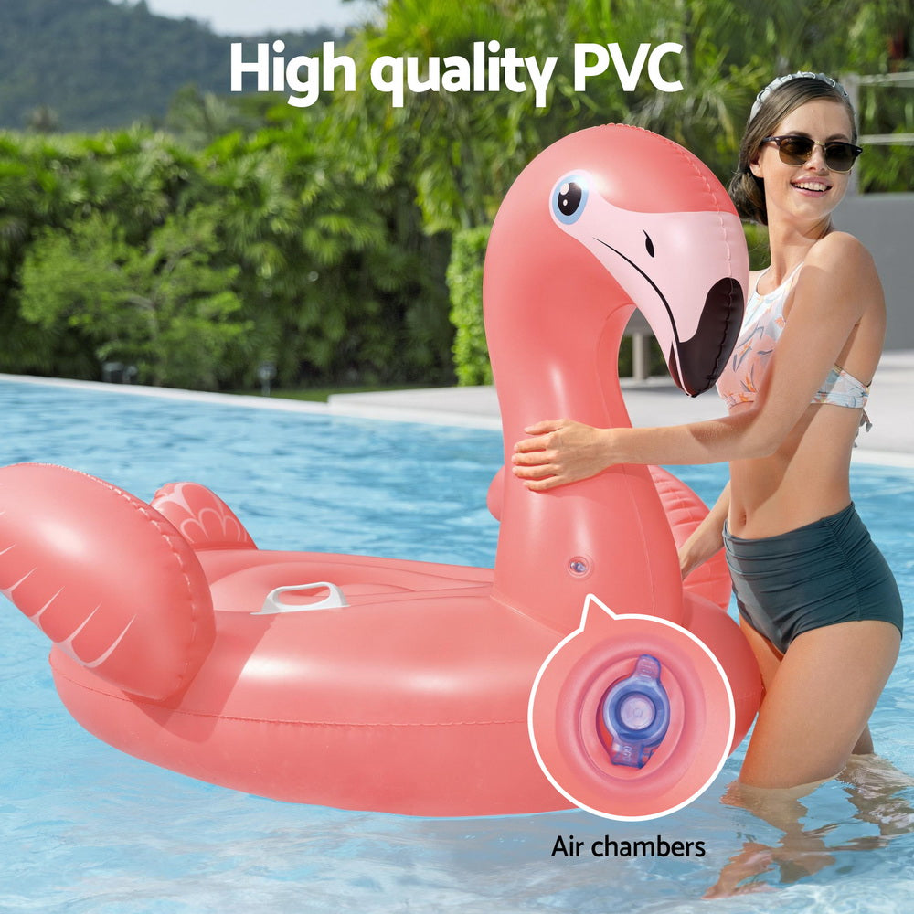 Bestway Flamingo Float Rider Inflatable Ride On Floating Pool Lounger 148x127CM BW-FLOAT-41526
