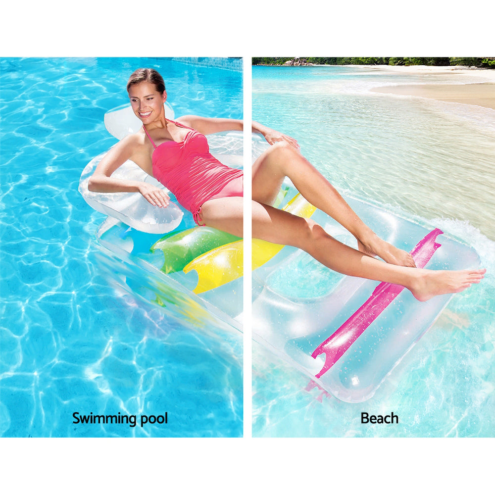 Bestway Pool Float Inflatable Lounge Seat Pillow Bed BW-FLOAT-43011