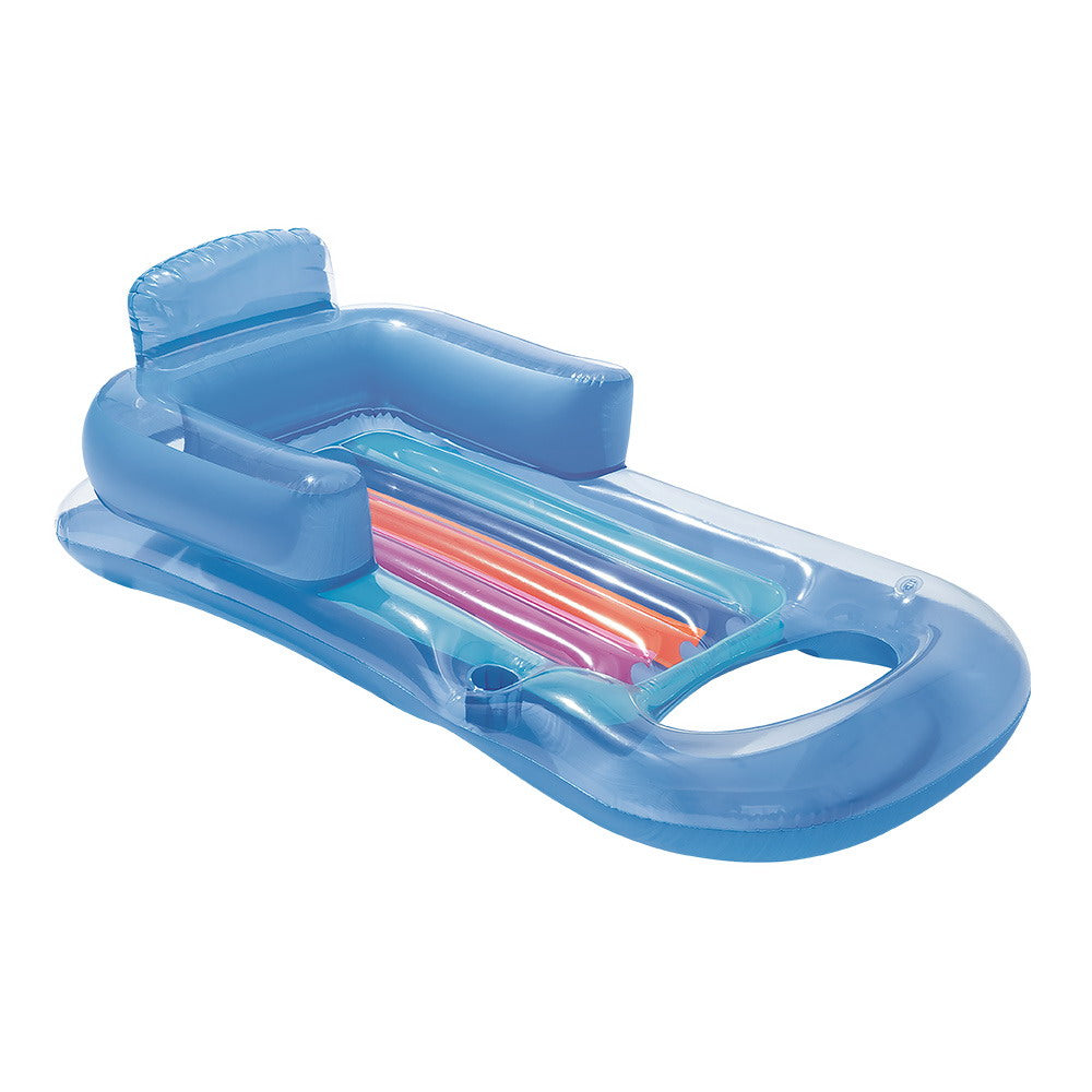 Bestway Pool Float Inflatable Lounge Seat Pillow Bed Cup Holder BW-FLOAT-43028