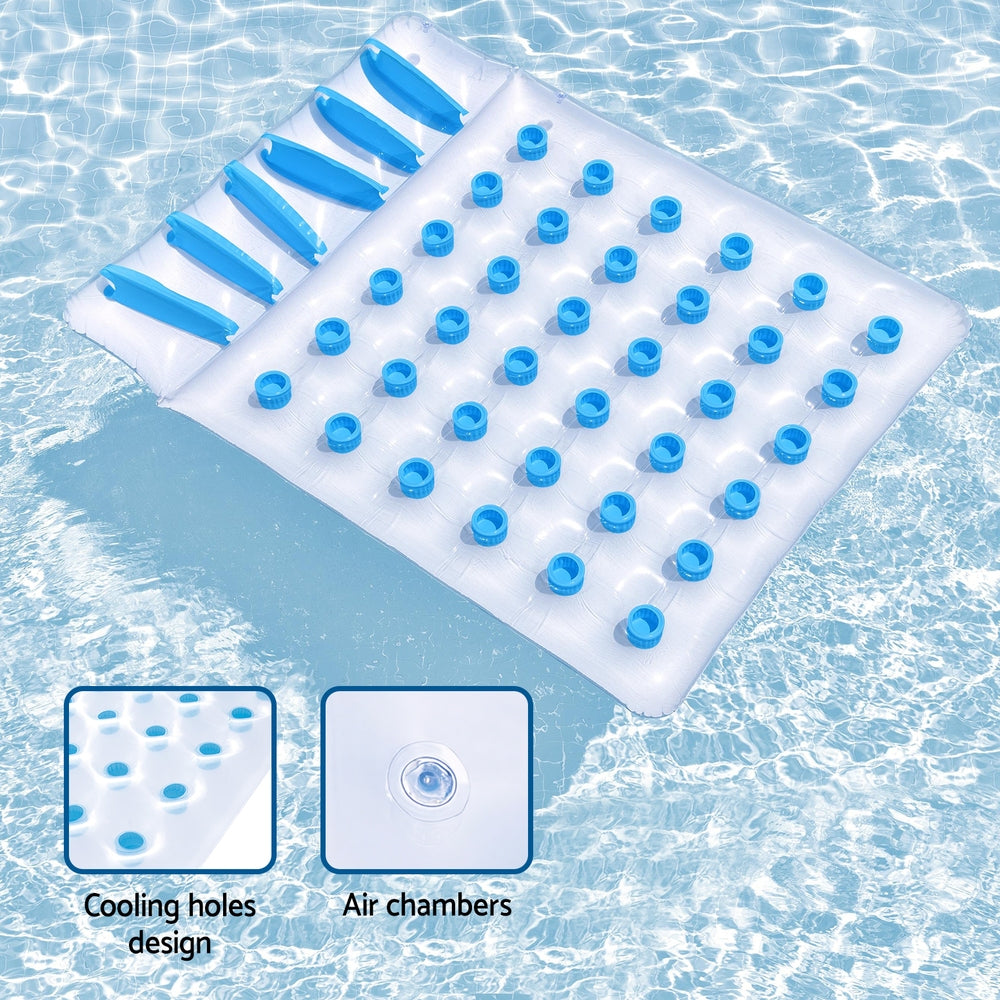 Bestway Float Floating Seat Pool Lounger Inflatable Lounge Chair Seat Pillow Bed BW-FLOAT-43055