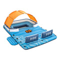 Bestway Pool Float Island Inflatable Lounge 6-person Raft Seat Canopy BW-FLOAT-43105-BUOG