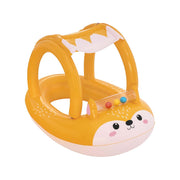 Bestway Kids Inflatable Fox Swim Float Floating Seat Canopy Pool Toys 94x66CM BW-FLOAT-KID-34168