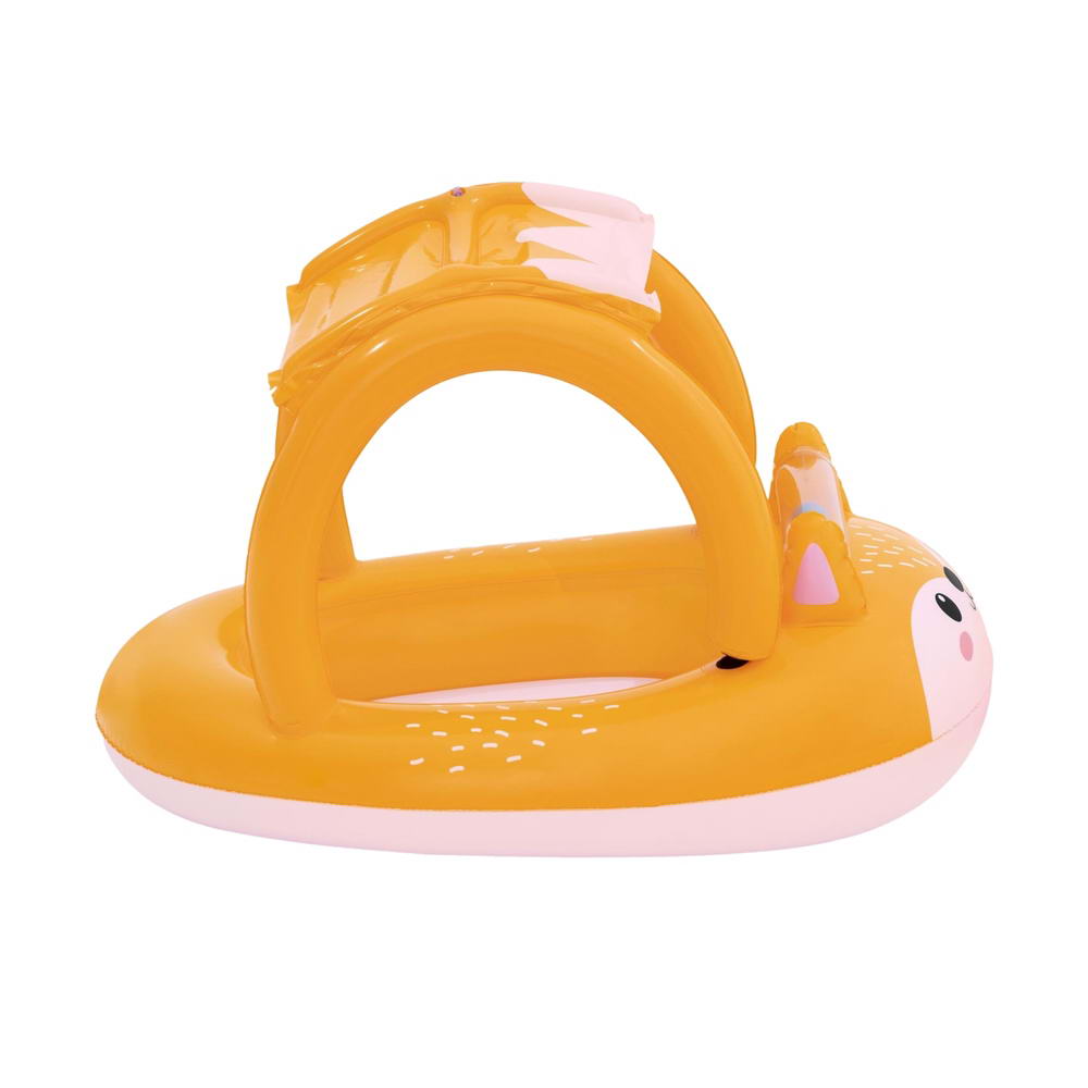 Bestway Kids Inflatable Fox Swim Float Floating Seat Canopy Pool Toys 94x66CM BW-FLOAT-KID-34168