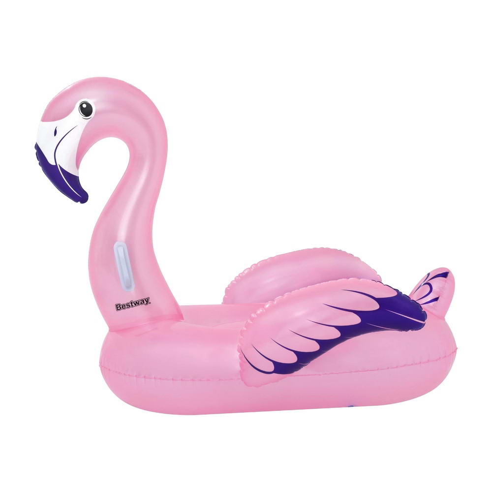 Bestway Flamingo Rider Ride On Float Floating Seat Pool Lounger 1.43Mx1.53M BW-FLOAT-KID-41475