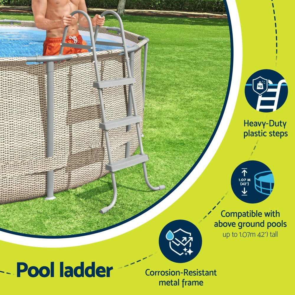 Bestway Above Ground Pool Ladder with Removable Steps BW-LAD-107CM-58335