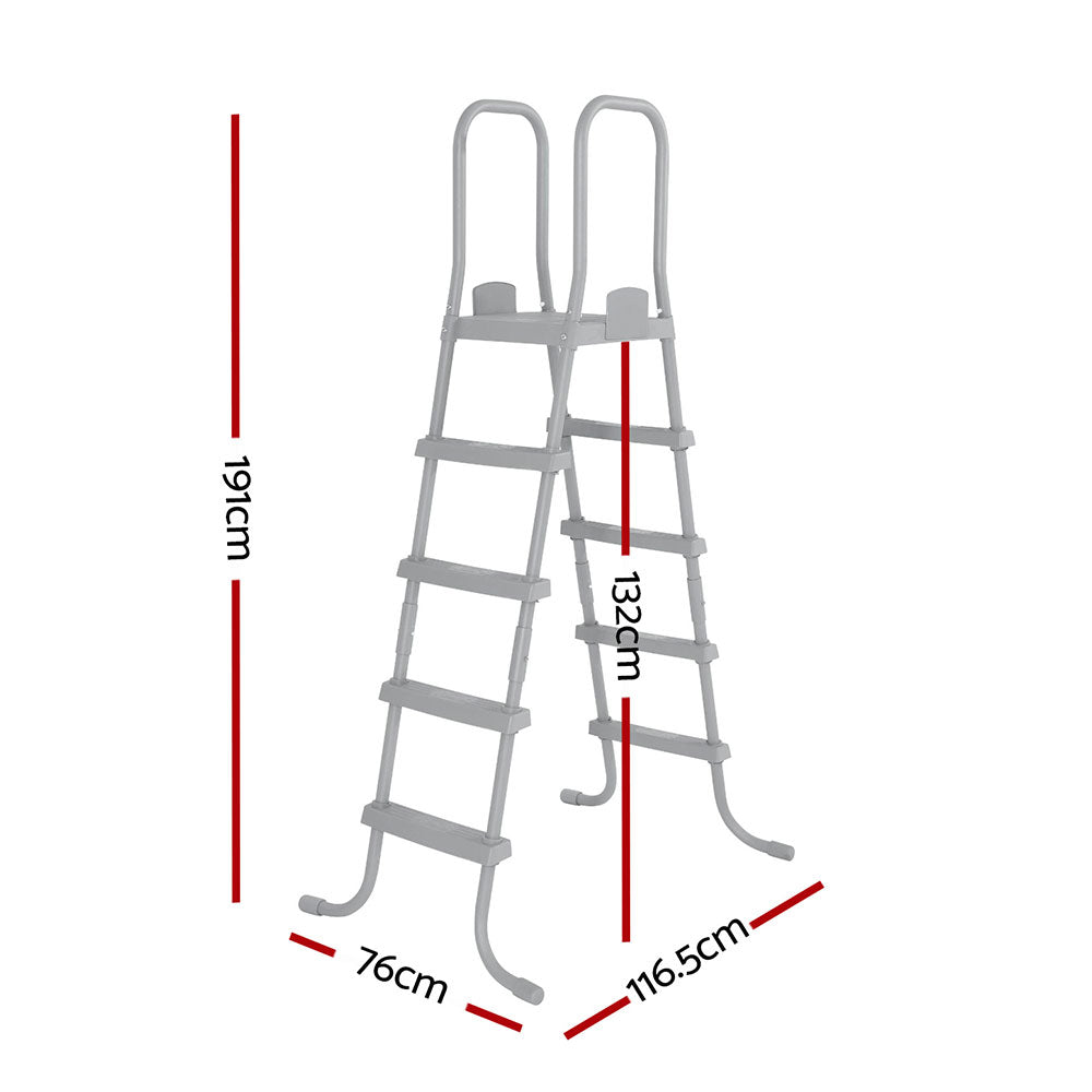 Bestway Above Ground Pool Ladder with Removable Steps BW-LAD-132CM-58337