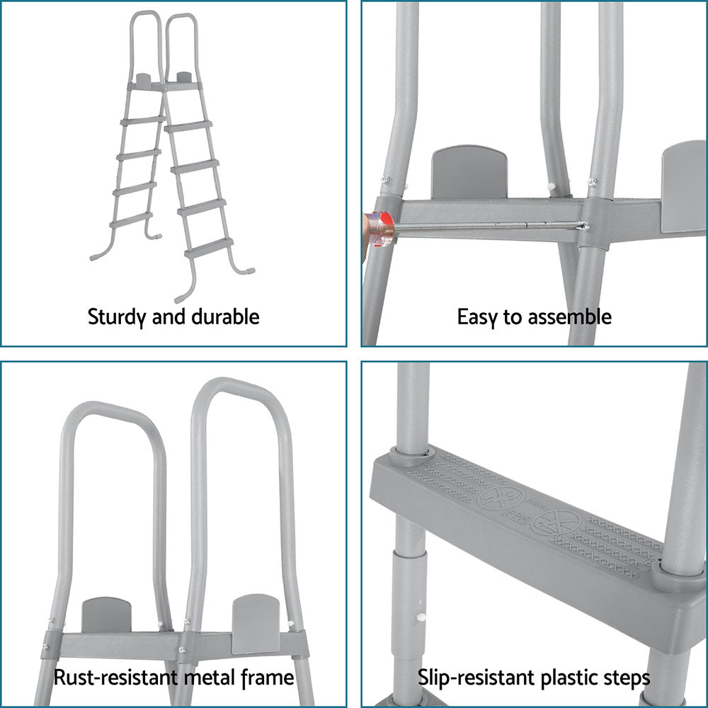Bestway Above Ground Pool Ladder with Removable Steps BW-LAD-132CM-58337