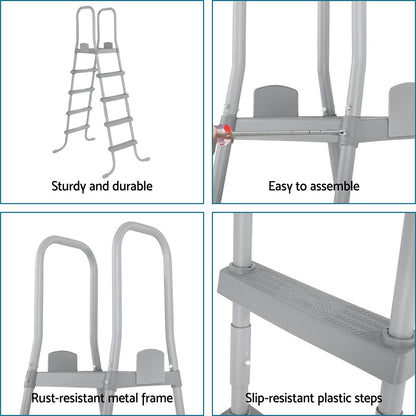 Bestway Above Ground Pool Ladder with Removable Steps BW-LAD-132CM-58337