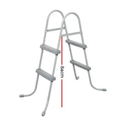 Bestway Pool Ladder 84cm 2 Step Above Ground Swimming Pools Removable Steps Stairs BW-LAD-84CM-58430