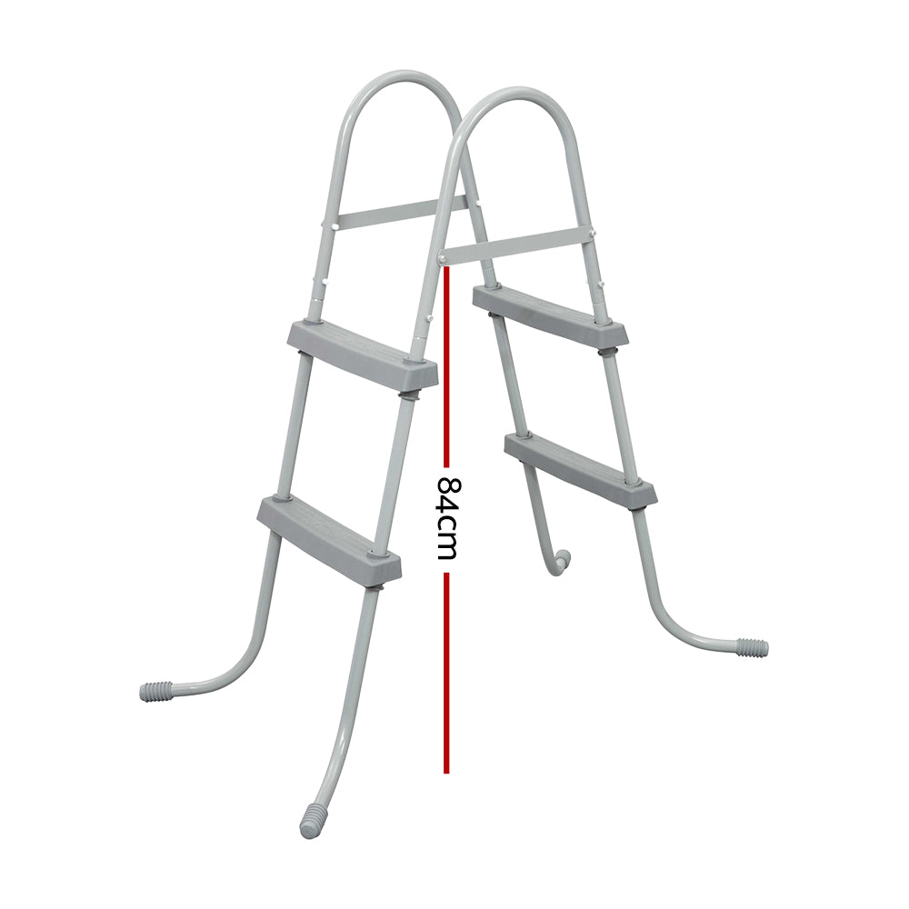 Bestway Pool Ladder 84cm 2 Step Above Ground Swimming Pools Removable Steps Stairs BW-LAD-84CM-58430