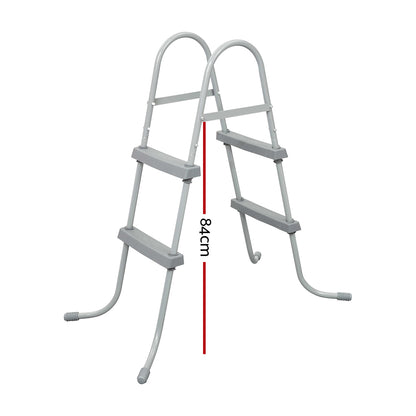 Bestway Pool Ladder 84cm 2 Step Above Ground Swimming Pools Removable Steps Stairs BW-LAD-84CM-58430