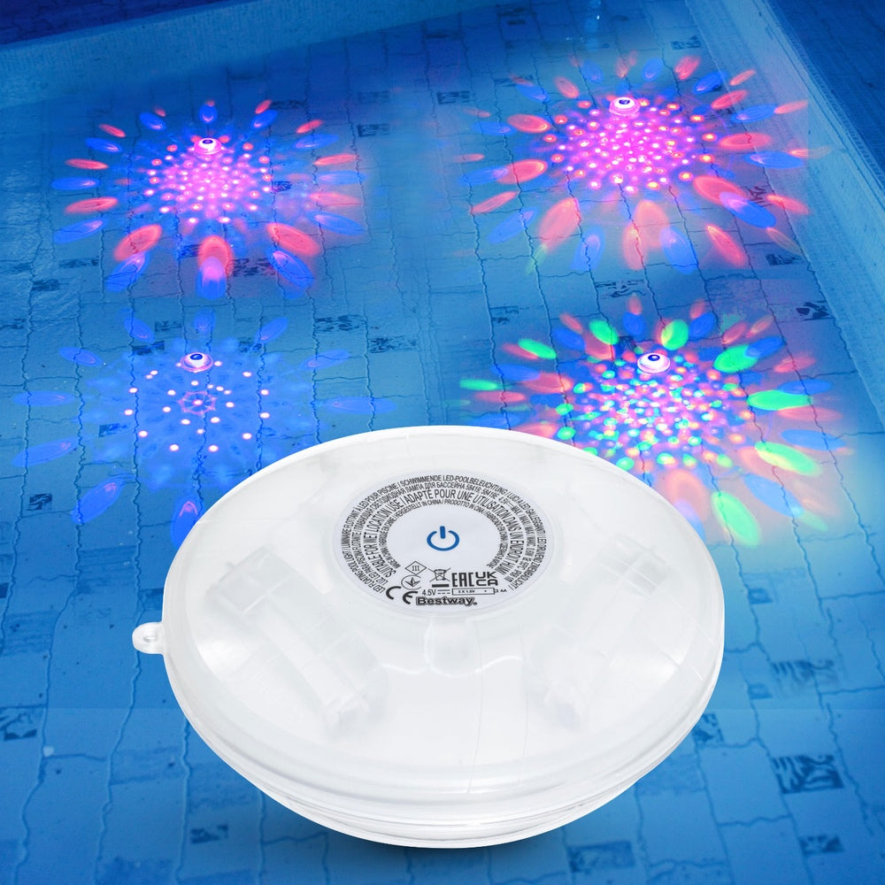 Bestway Pool Float Lamp LED Lights 7 Modes Multi Color Lamps For Pools BW-LAMP-58419