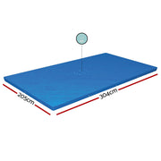 Bestway Pool Cover 58106 Fits 3x2.01m Above Ground Swimming Pool PE Blanket BW-PC-3X2-58106