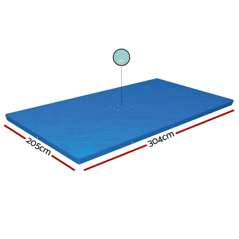 Bestway Pool Cover 58106 Fits 3x2.01m Above Ground Swimming Pool PE Blanket BW-PC-3X2-58106