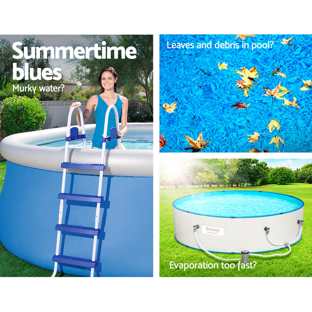 Bestway Pool Cover Fits 3.66m/12ft Round Swimming Pool PVC Blanket 3.7m BW-PC-58037