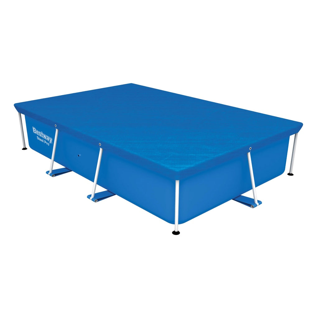 Bestway Pool Cover 264x174cm Rectangle Swimming Pool PE Shelter Fits 259x170cm Pools BW-PC-58105