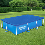 Bestway Pool Cover 264x174cm Rectangle Swimming Pool PE Shelter Fits 259x170cm Pools BW-PC-58105