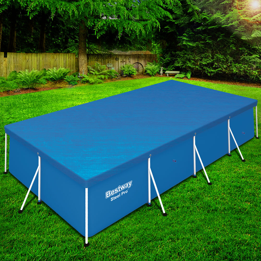 Bestway 58017 Pool Cover Fits 4x2.11m Above Ground Swimming Pool PE Blanket BW-PC-58107