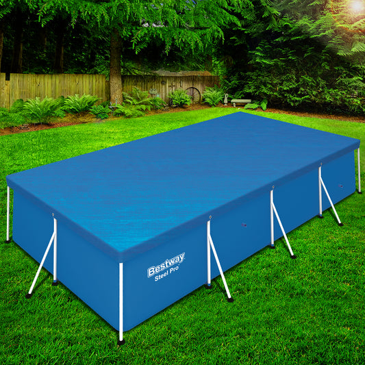 Bestway 58017 Pool Cover Fits 4x2.11m Above Ground Swimming Pool PE Blanket BW-PC-58107