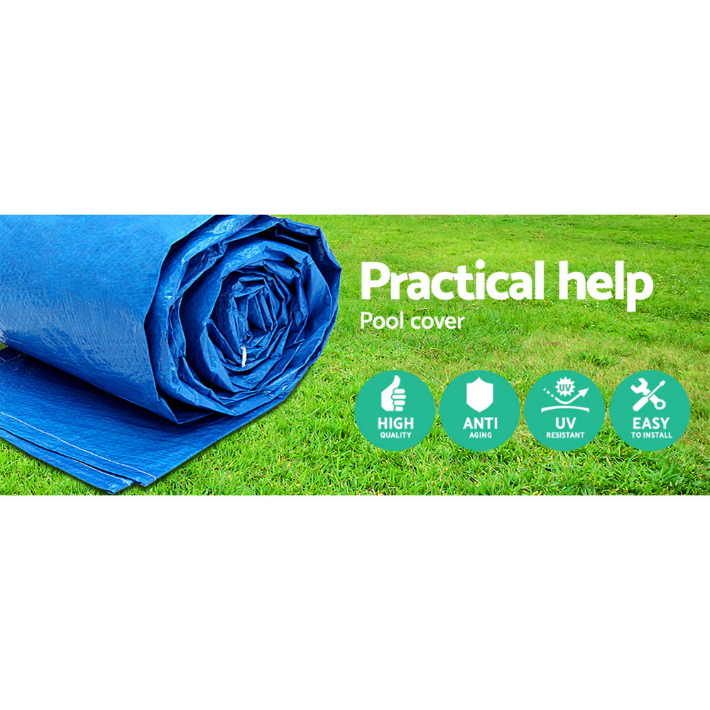 Bestway 58017 Pool Cover Fits 4x2.11m Above Ground Swimming Pool PE Blanket BW-PC-58107