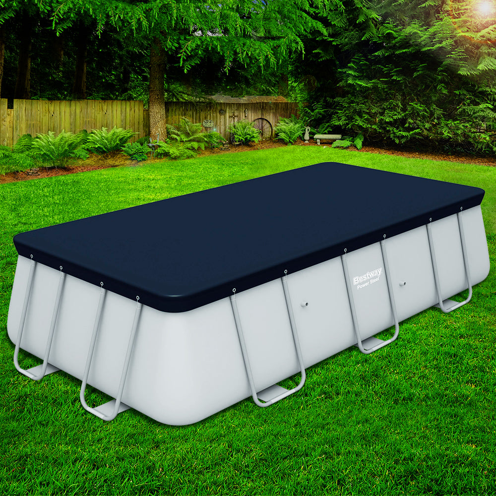 Bestway Pool Cover Fits 4.12x2.01m Above Ground Swimming Pool PVC Blanket BW-PC-58232