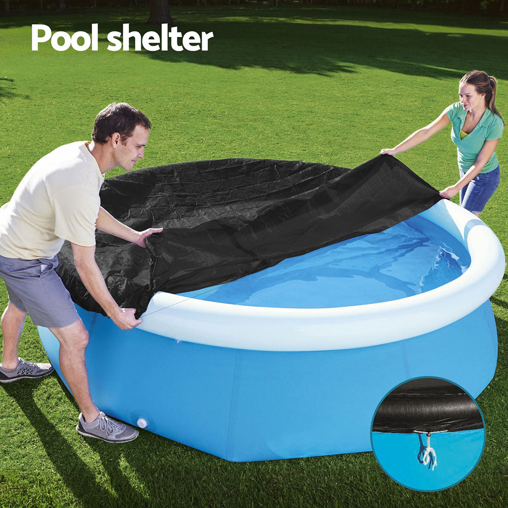 Bestway Pool Cover Fits 2.44m Above Ground Swimming Pool PVC Blanket BW-PC-R-244-58032