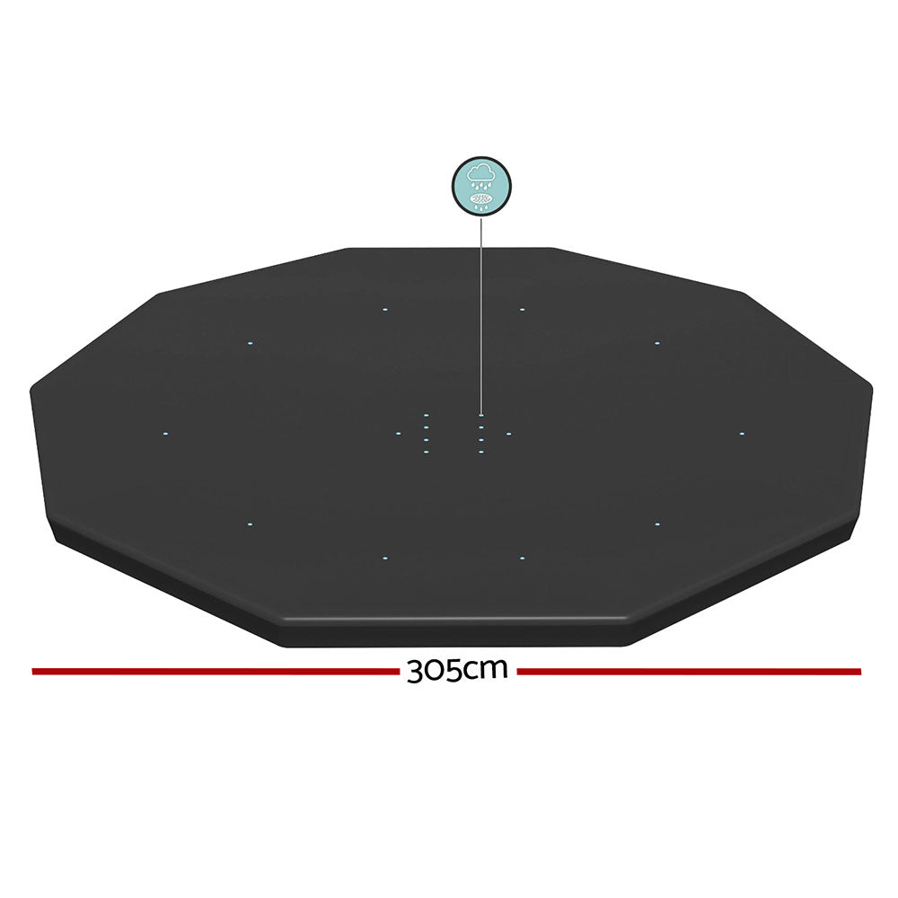 Bestway Pool Cover Fits 3.05m Round Above Ground Swimming Pool PVC Blanket BW-PC-R-305-58036