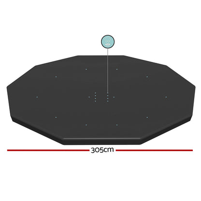 Bestway Pool Cover Fits 3.05m Round Above Ground Swimming Pool PVC Blanket BW-PC-R-305-58036
