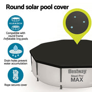 Bestway Pool Cover Fits 3.05m Round Above Ground Swimming Pool PVC Blanket BW-PC-R-305-58036