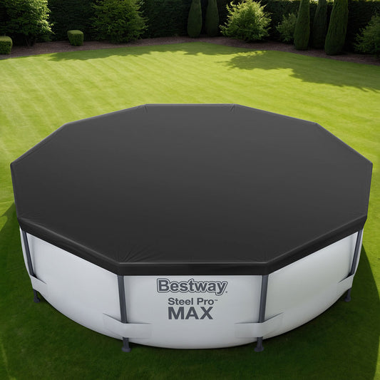 Bestway Pool Cover Fits 3.05m Round Above Ground Swimming Pool PVC Blanket BW-PC-R-305-58036