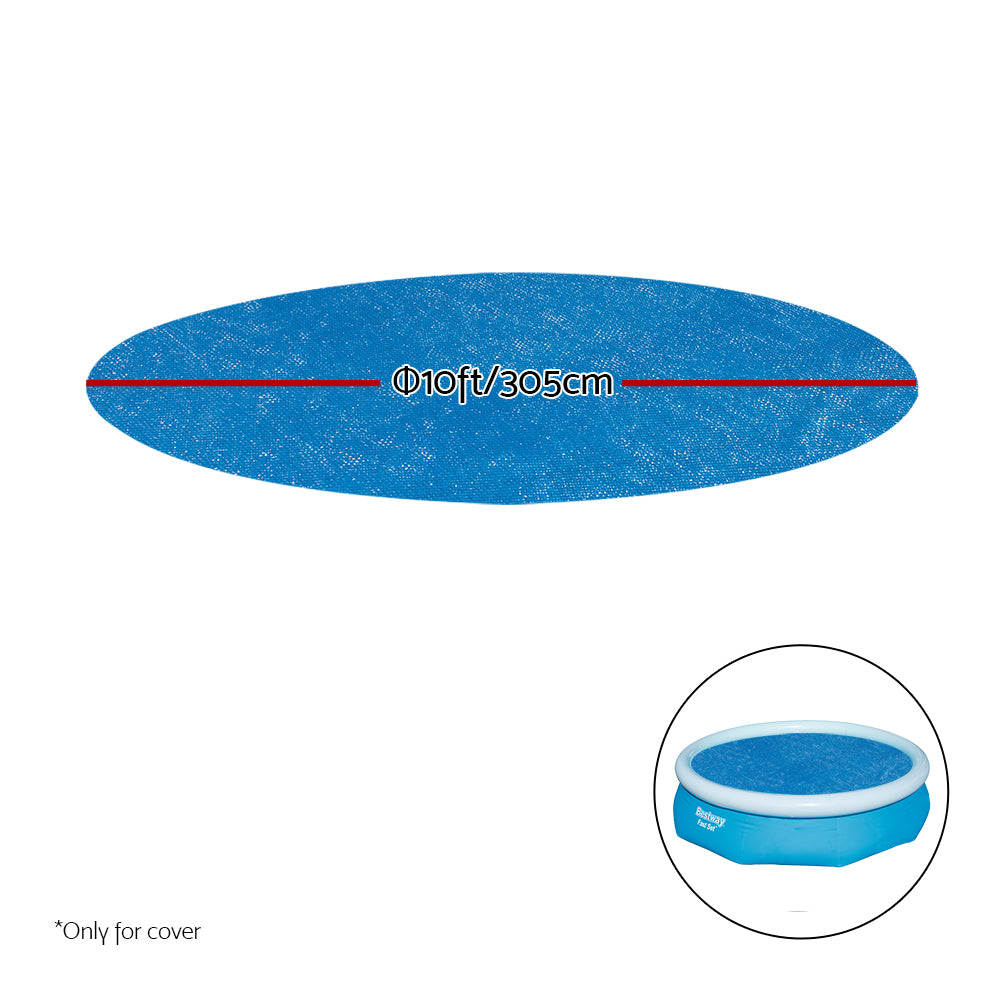 Bestway Pool Cover Fits 3.05m/10ft Round Swimming Pool PVC Blanket 2.89m BW-PC-S-58241