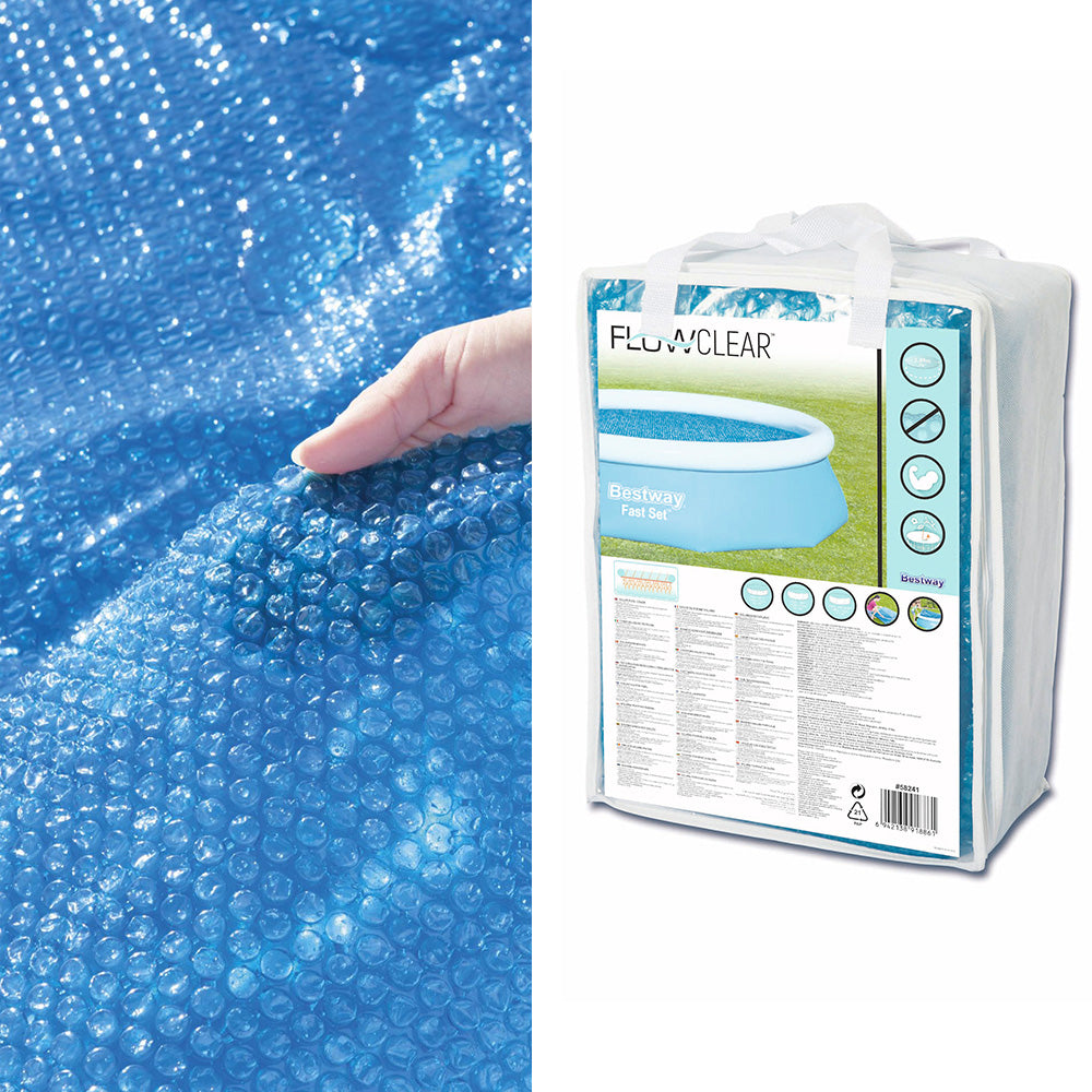 Bestway Pool Cover Fits 3.05m/10ft Round Swimming Pool PVC Blanket 2.89m BW-PC-S-58241
