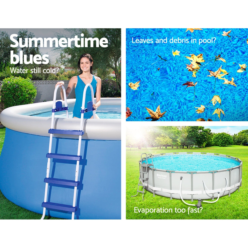 Bestway Pool Cover Fits 3.05m/10ft Round Swimming Pool PVC Blanket 2.89m BW-PC-S-58241