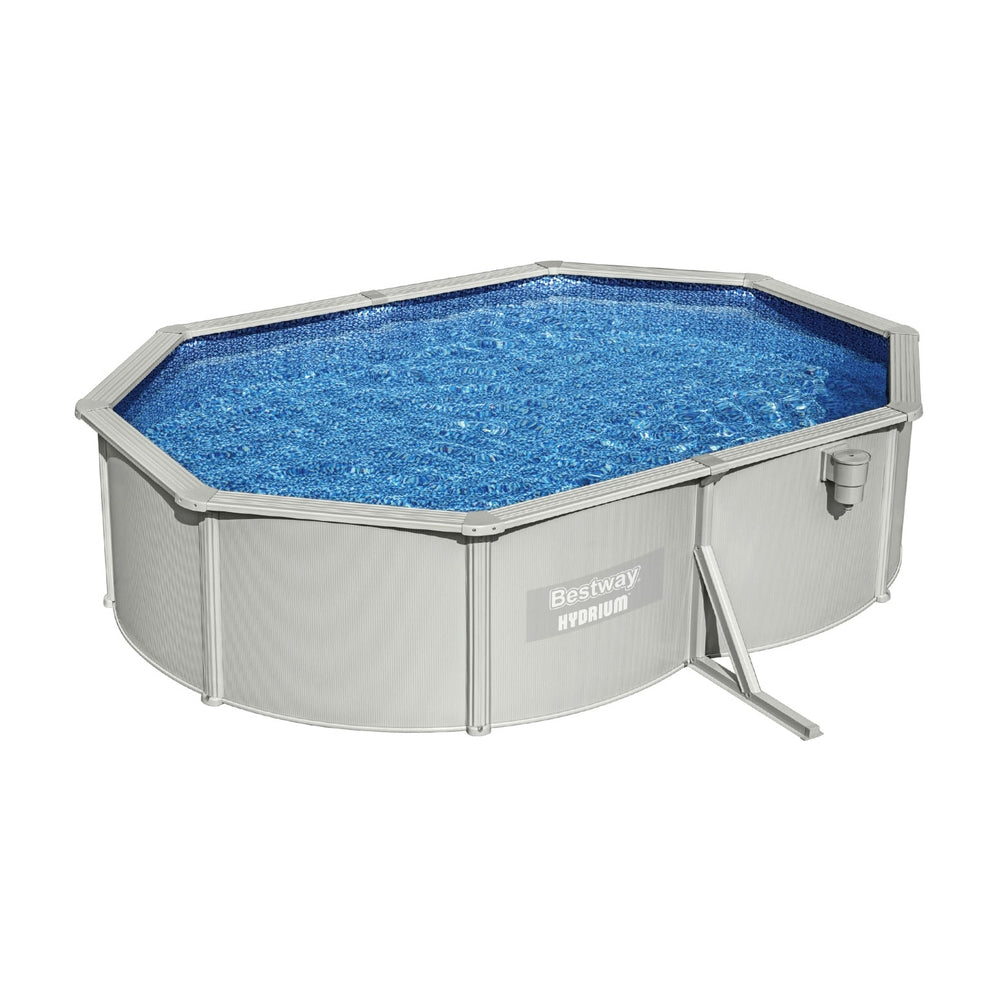 Bestway Swimming Pool 500x366x122cm Steel Frame Above Ground Pools Filter Pump Ladder 16296L BW-POOL-500-56587