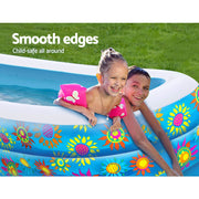 Bestway Kids Pool 305x183x56cm Inflatable Above Ground Swimming Pools 1161L BW-POOL-KID-54121