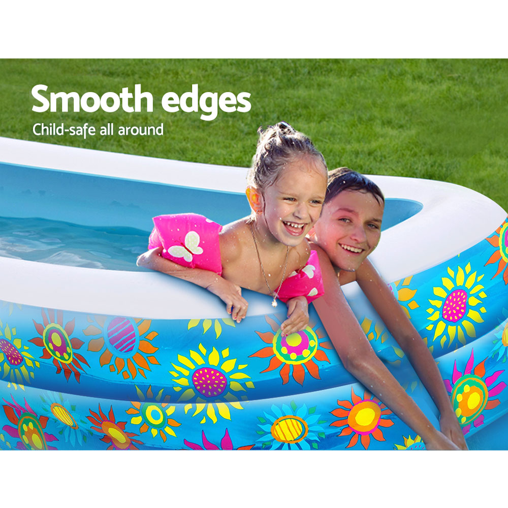Bestway Kids Pool 305x183x56cm Inflatable Above Ground Swimming Pools 1161L BW-POOL-KID-54121