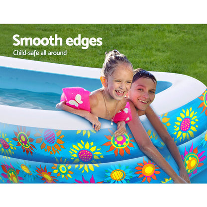 Bestway Kids Pool 305x183x56cm Inflatable Above Ground Swimming Pools 1161L BW-POOL-KID-54121