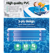 Bestway Kids Pool 305x183x56cm Inflatable Above Ground Swimming Pools 1161L BW-POOL-KID-54121