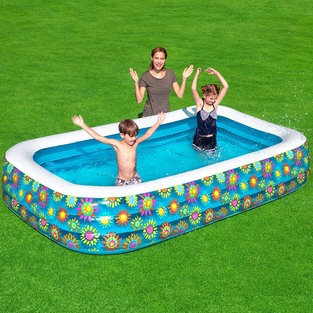 Bestway Kids Pool 305x183x56cm Inflatable Above Ground Swimming Pools 1161L BW-POOL-KID-54121