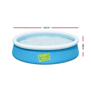 Bestway Kids Pool 152x38cm Round Inflatable Above Ground Swimming Pools 477L BW-POOL-KID-R-152-57241