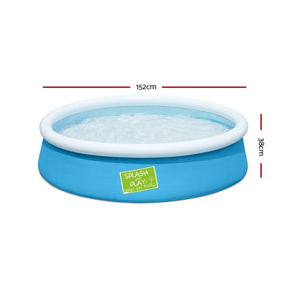 Bestway Kids Pool 152x38cm Round Inflatable Above Ground Swimming Pools 477L BW-POOL-KID-R-152-57241
